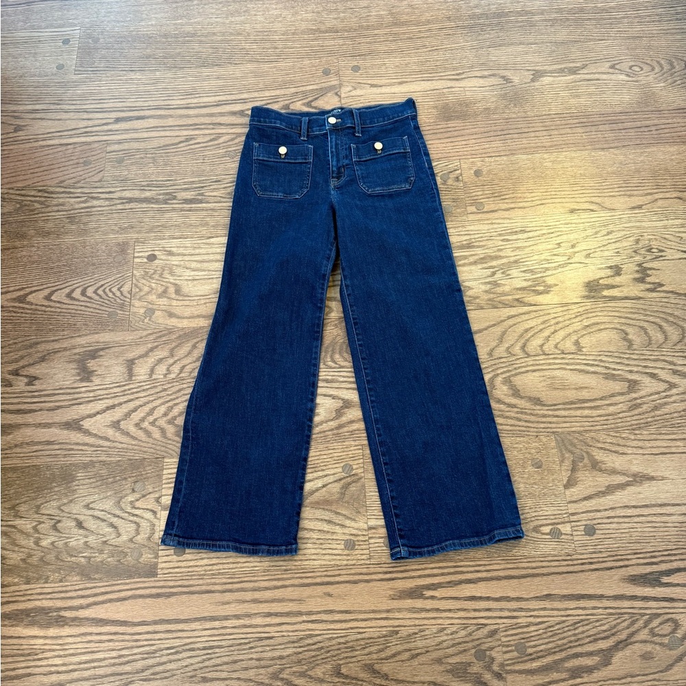 J. Crew Dark Blue Flare Jeans